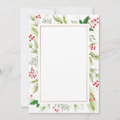 ヴィンテージクリスマス招待状 招待状 (裏面)