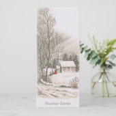 ヴィンテージクリスマス教会サービス シーズンカード (スタンド正面)