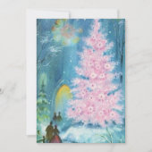 ヴィンテージクリスマス教会 シーズンカード (正面)