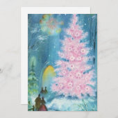 ヴィンテージクリスマス教会 シーズンカード (正面/裏面)