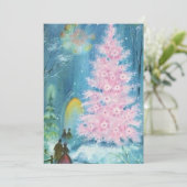 ヴィンテージクリスマス教会 シーズンカード (スタンド正面)