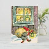 ヴィンテージクリスマス格言がギフトでこっそり シーズンカード (スタンド正面)