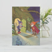 ヴィンテージクリスマス格言スノウスキー シーズンカード (スタンド正面)