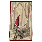 ヴィンテージクリスマス格言ホリデーギフト スモールペーパーバッグ (正面)