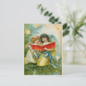 ヴィンテージクリスマス歌の天使 シーズンポストカード (スタンド正面)