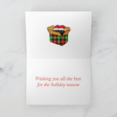 ヴィンテージクリスマス猫 カード (内部)