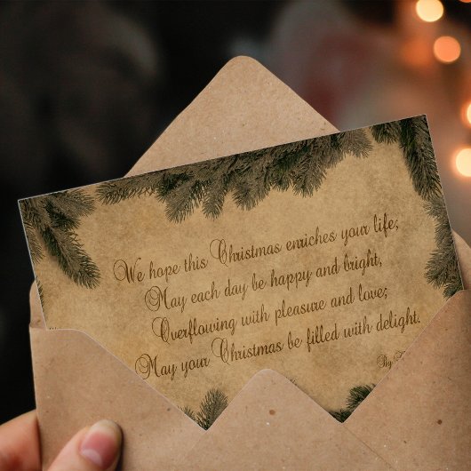 ヴィンテージクリスマス紙 – グリーティングカード シーズンカード