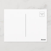 ヴィンテージクリスマス素朴ウィンターホーム ポストカード (裏面)