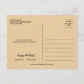 ヴィンテージクリスマス表現列車 シーズンポストカード (裏面)