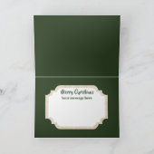 ヴィンテージクリスマス詩のメッセージを追加 シーズンカード (内部)