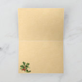 ヴィンテージクリスマス詩 シーズンカード (内部)