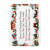 ヴィンテージクリスマス詩 マグネット (縦)