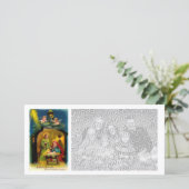 ヴィンテージクリスマス誕生・オブ・イエス シーズンカード (スタンド正面)