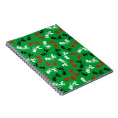 ヴィンテージクリスマス買い物客 ノートブック (右側)