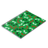 ヴィンテージクリスマス買い物客 ノートブック (左側)