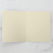 ヴィンテージクリスマス遊の子供の松コーンボー カード (内部)