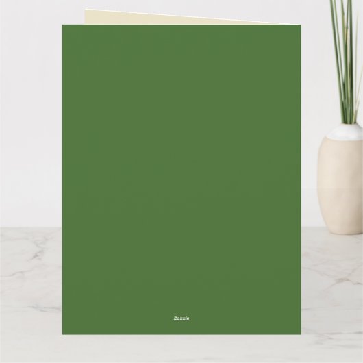 ヴィンテージクリスマス遊の子供の松コーンボー カード (裏面)