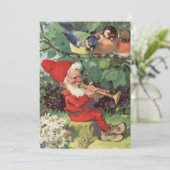 ヴィンテージクリスマス遊格言の音楽楽器 シーズンカード (スタンド正面)