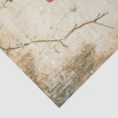 ヴィンテージクリスマス金ゴールドのボーブルズホリーベリー 薄葉紙 (詳細)