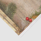 ヴィンテージクリスマス音楽と松のデコページ 薄葉紙 (詳細)