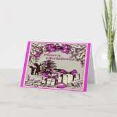 ヴィンテージクリスマス飾キッズツリー シーズンカード (正面)