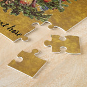 ヴィンテージクリスマス飾ビクトリアンツリー ジグソーパズル (側面)