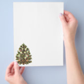 ヴィンテージクリスマス飾ビクトリアンツリー チラシ (手)