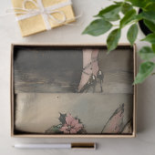 ヴィンテージクリスマス飾フェアリーの木の切り離し 薄葉紙 (ギフト)