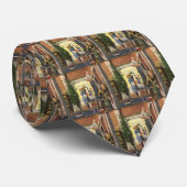 ヴィンテージクリスマス飾、家族の家 ネクタイ (ロール)