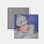 ヴィンテージクリスマス1933 マグネット (正面/裏面)