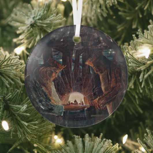 ヴィンテージクリスマス、おとぎ話(1909) ガラスオーナメント (インサイチュ)