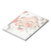 ヴィンテージクリスマス、すてきサンタクロースとスマイル ノートパッド (回転)