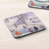 ヴィンテージクリスマス、そり、セントラルパークグラクェンス コースター (左側)