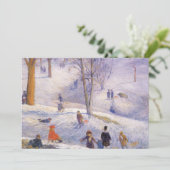 ヴィンテージクリスマス、そり、セントラルパークグラクェンス シーズンカード (スタンド正面)