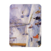 ヴィンテージクリスマス、そり、セントラルパークグラクェンス マグネット (縦)