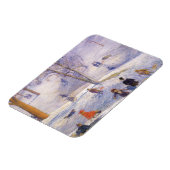 ヴィンテージクリスマス、そり、セントラルパークグラクェンス マグネット (左側)