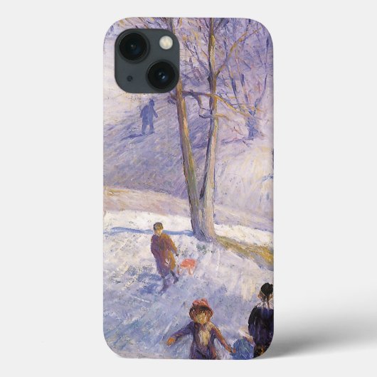 ヴィンテージクリスマス、そり、セントラルパークグラクェンス Case-Mate iPhoneケース (裏面)