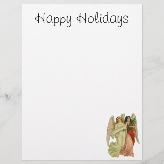 ヴィンテージクリスマス、アンティークビクトリアンエンジェルダイカット (正面)