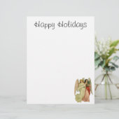 ヴィンテージクリスマス、アンティークビクトリアンエンジェルダイカット (スタンド正面)