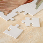 ヴィンテージクリスマス、アンティークビクトリアンエンジェルダイカット ジグソーパズル (側面)