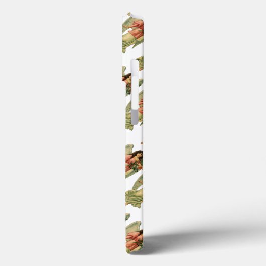 ヴィンテージクリスマス、アンティークビクトリアンエンジェル Case-Mate iPhoneケース (裏面 / 左)