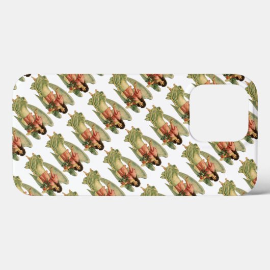 ヴィンテージクリスマス、アンティークビクトリアンエンジェル Case-Mate iPhoneケース (裏面 (横))