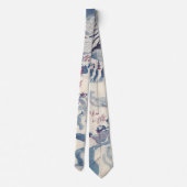 ヴィンテージクリスマス、ウィンターヴィレッジ スノー ネクタイ (裏面)