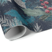 ヴィンテージクリスマス エレガントスパークルIII ラッピングペーパー (ロールコーナー)