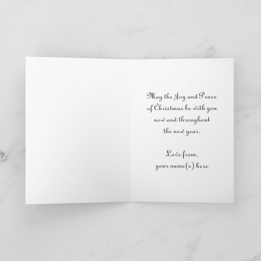 ヴィンテージクリスマス、エンジェルスの聖歌隊by Marmion シーズンカード (内部)