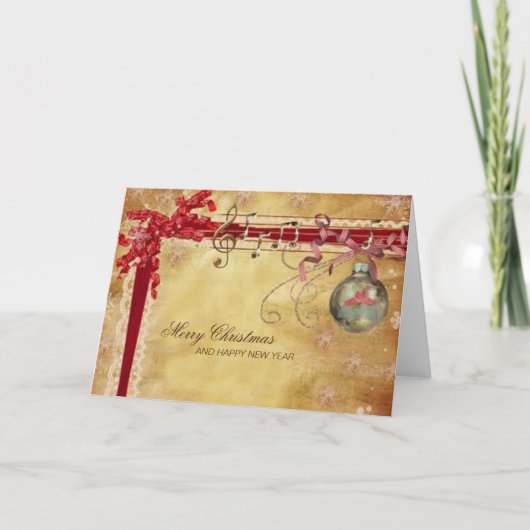 ヴィンテージクリスマス カード (正面)