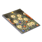 ヴィンテージクリスマス、キャンドルと星の木 ノートブック (右側)