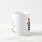 ヴィンテージクリスマス コーヒーマグカップ (中央)