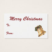 ヴィンテージクリスマス ゴールデンベル、シーズンズグリーティングス (裏面)