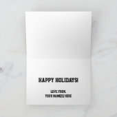 ヴィンテージクリスマス、サッカー審判コイントス シーズンカード (内部)